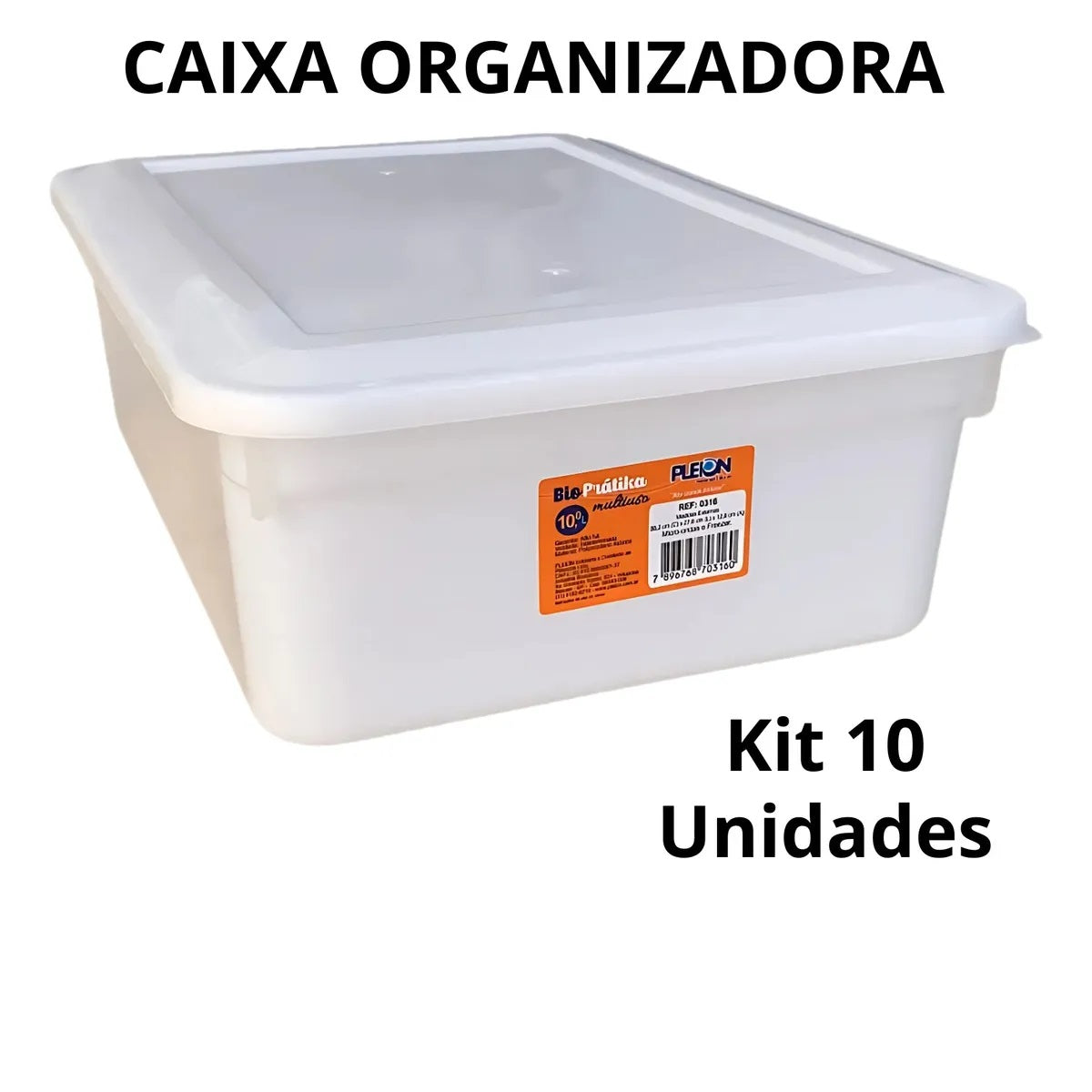 CAIXA BIOPRATIKA 10 LITROS 0316 - PLEION