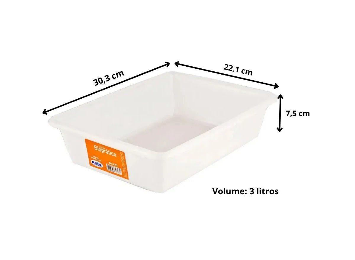 BANDEJA BIOPRATIKA 3 LITROS 0727 - PLEION