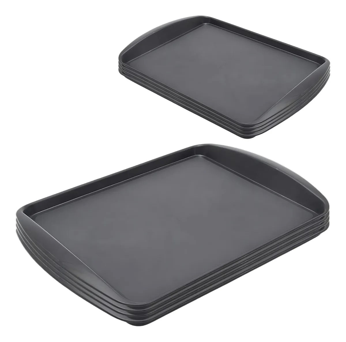 BANDEJA 34CM COR PRETA CAFÉ 1397 - PLEION