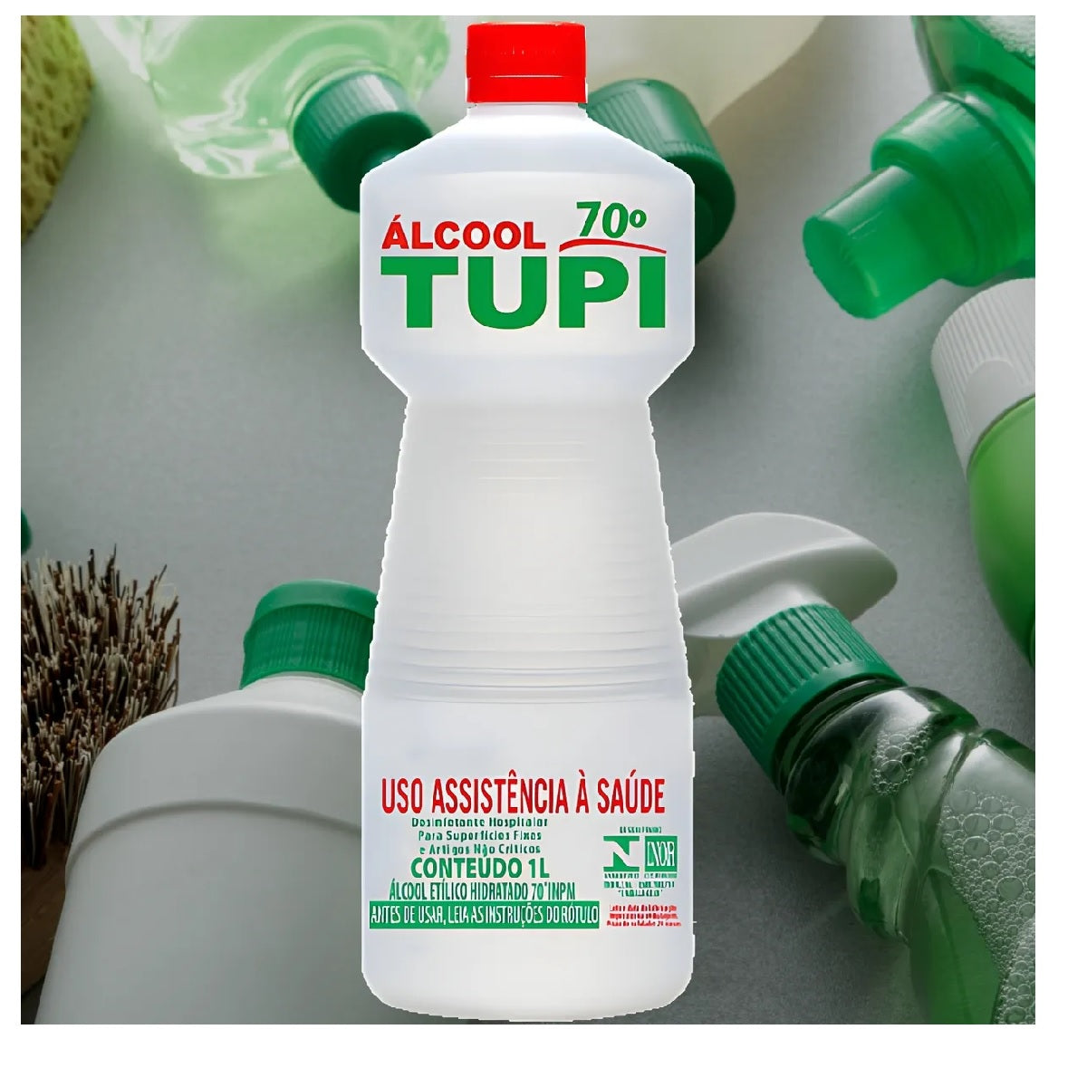 ALCOOL 70% LÍQUIDO INPM C-1000ML TUPI