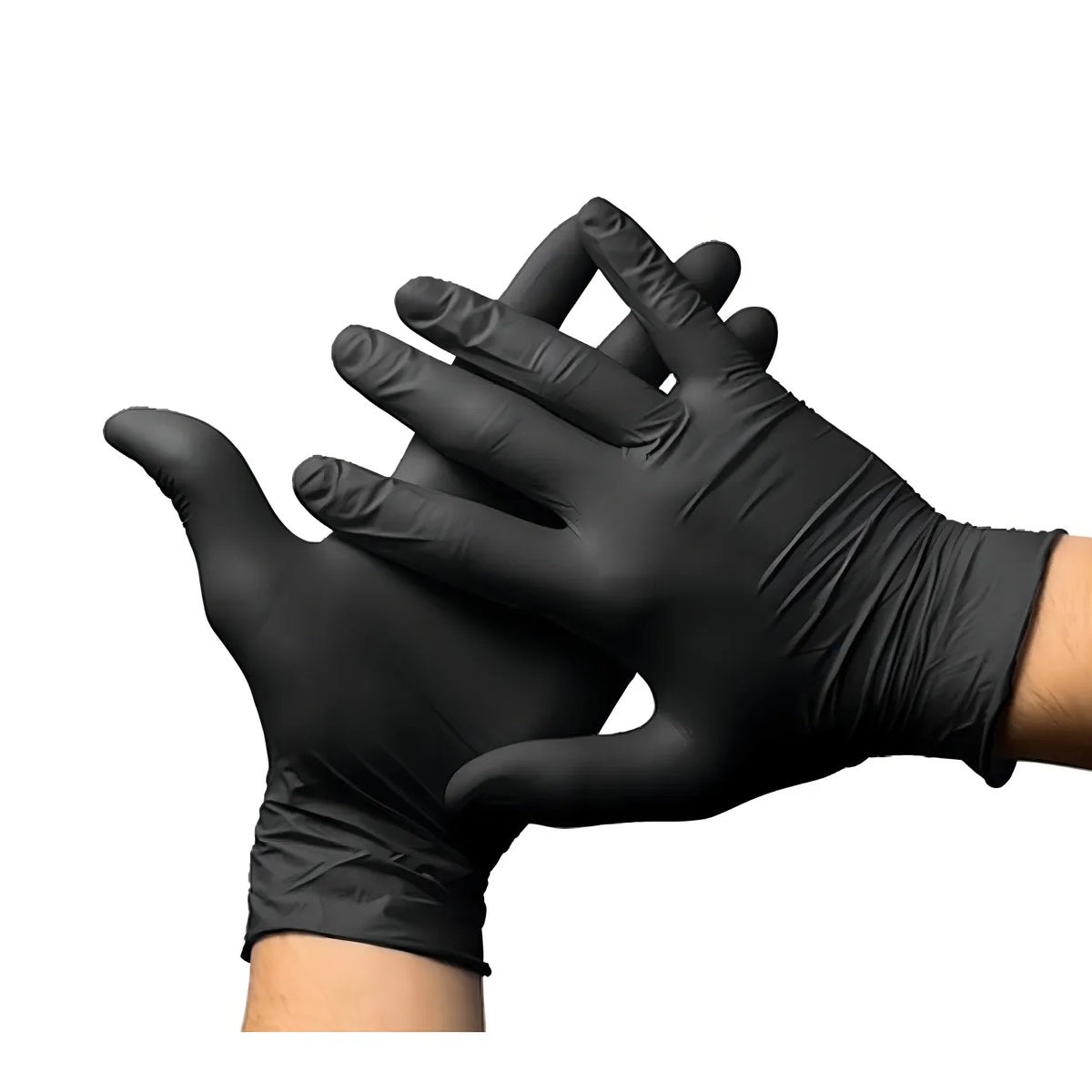 LUVA DE NITRILO PRETA C/100 MEDIX - TAM.