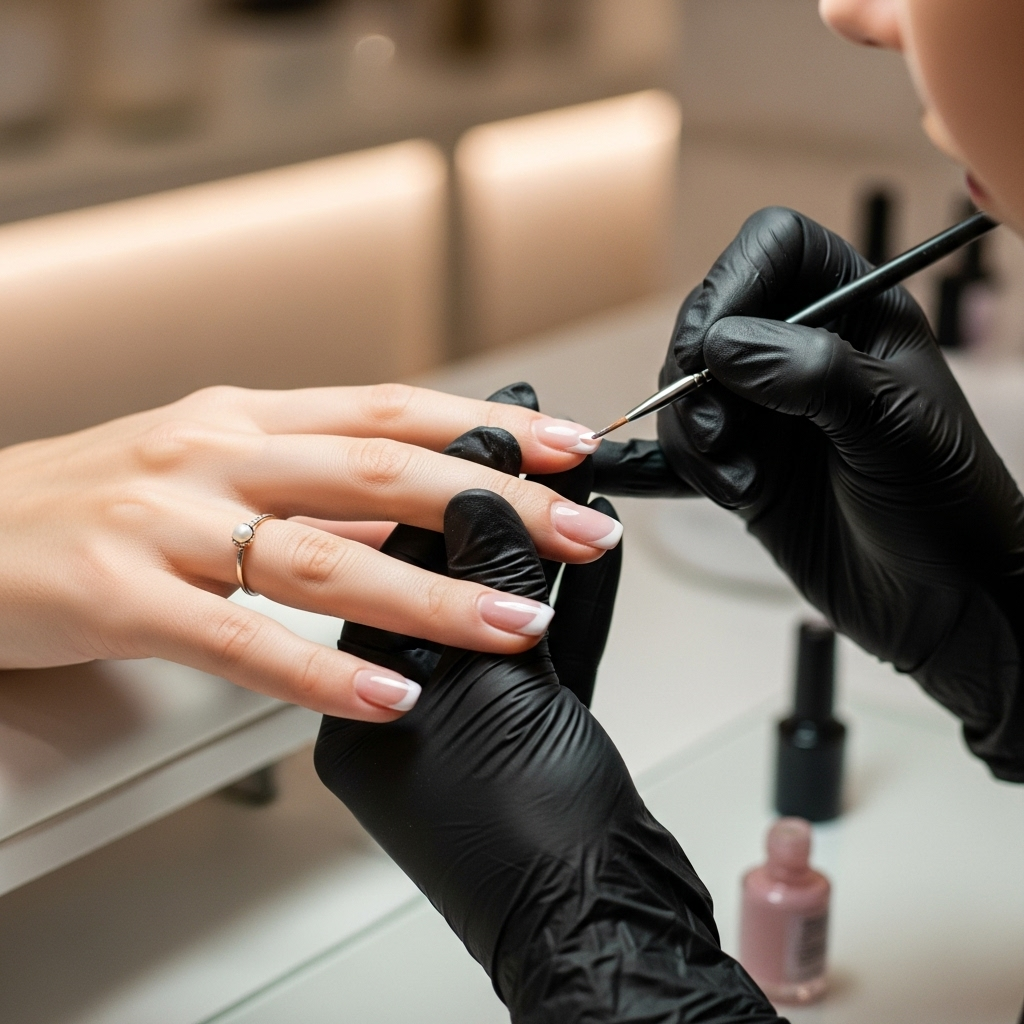 LUVA DE NITRILO PRETA C/100 MEDIX - TAM.