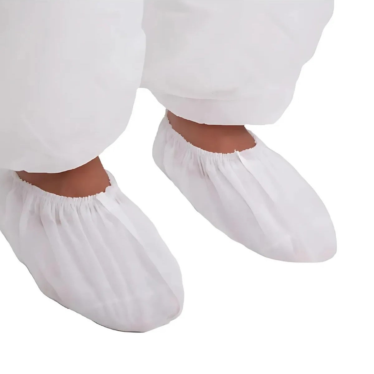 PROPÉ DESCARTAVEL COR BRANCA C/ELÁSTICO TAM.U 100 UNIDADES- MEDIX