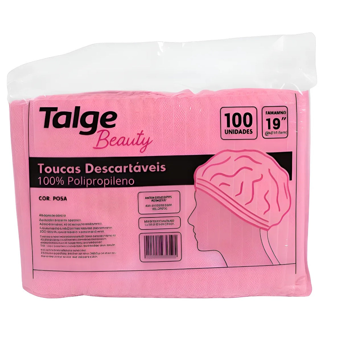 TOUCA SANFONADA DESCARTAVÉL C/ 100 UNIDADES - TALGE