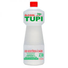 ALCOOL 70% LÍQUIDO INPM C-1000ML TUPI