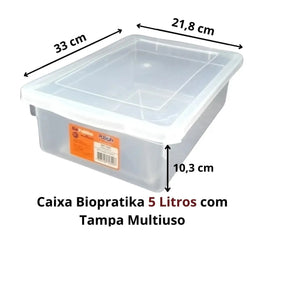 CAIXA BIOPRATIKA 5 LITROS 0320 - PLEION