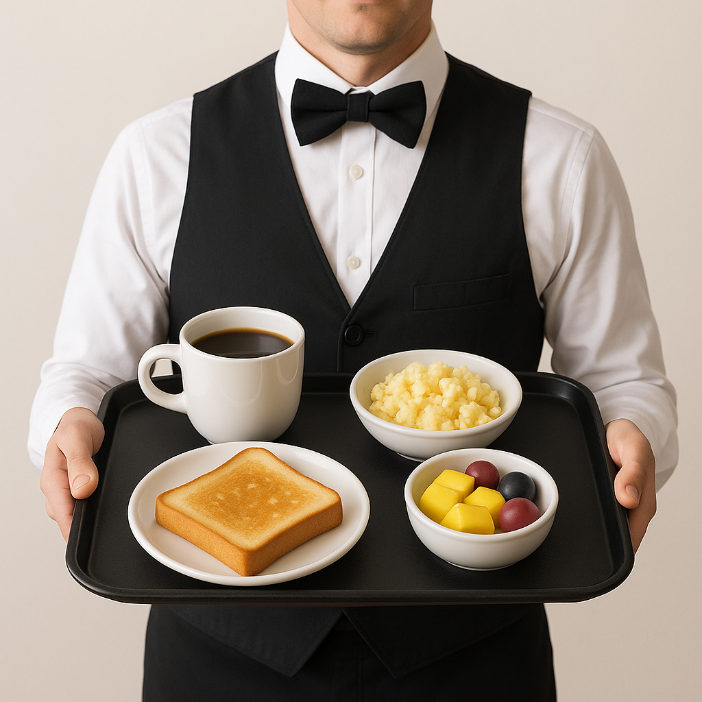 BANDEJA 34CM COR PRETA CAFÉ 1397 - PLEION