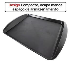 BANDEJA RESTAURANTE COR PRETA 43CM 1797 - PLEION