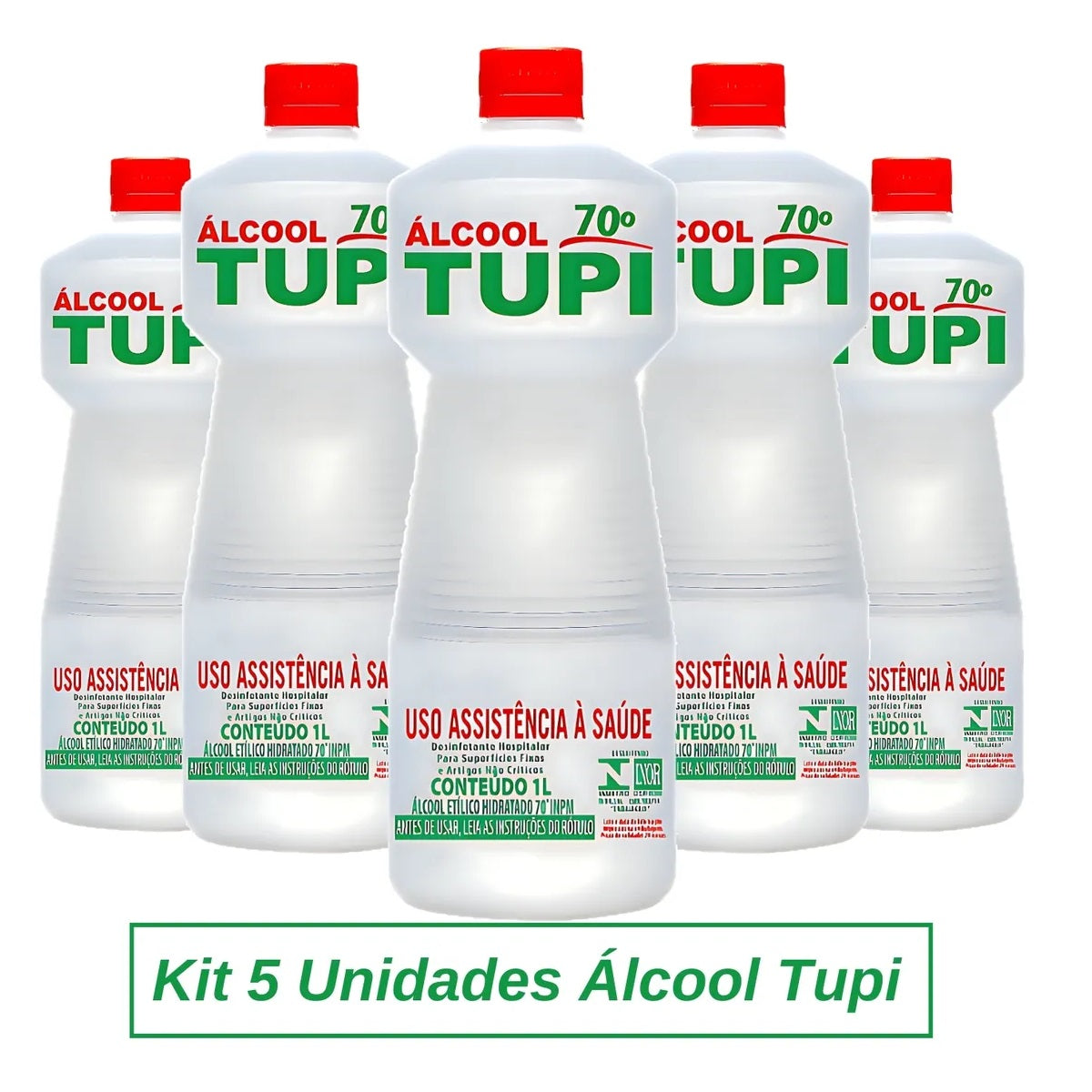ALCOOL 70% LÍQUIDO INPM C-1000ML TUPI