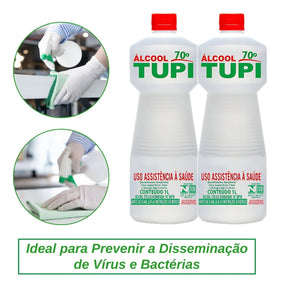 ALCOOL 70% LÍQUIDO INPM C-1000ML TUPI