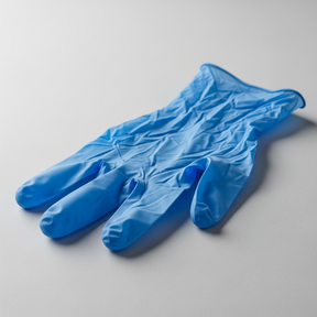 LUVA DE NITRILO AZUL SEM PÓ C/100 MEDIX - TAM.