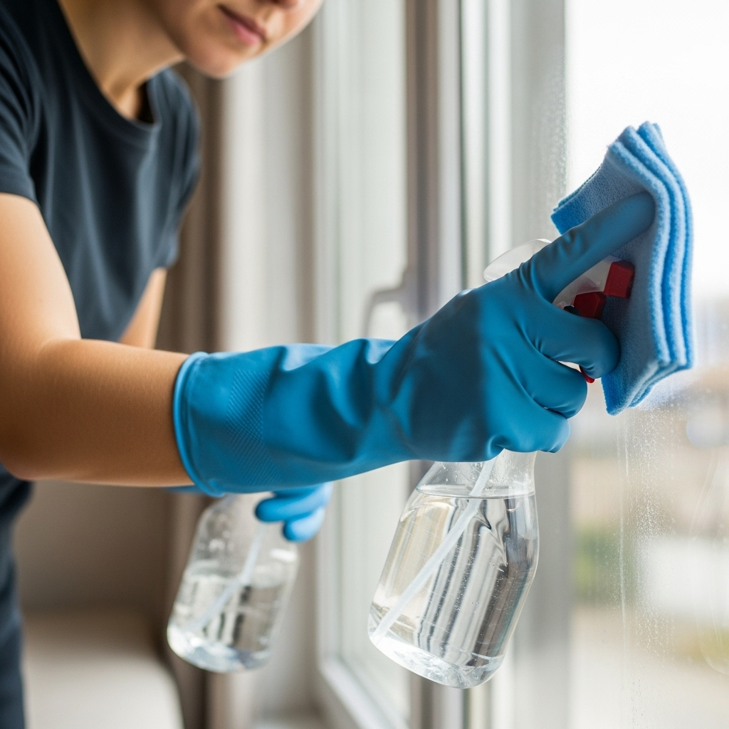 LUVA DE NITRILO AZUL SEM PÓ C/100 MEDIX - TAM.