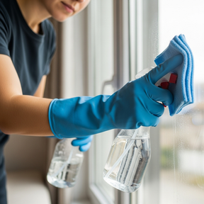 LUVA DE NITRILO AZUL SEM PÓ C/100 MEDIX - TAM.