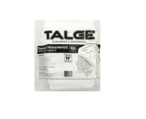 TOUCA SANFONADA DESCARTAVÉL C/ 100 UNIDADES - TALGE