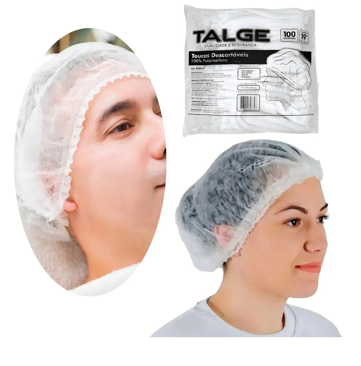 TOUCA SANFONADA DESCARTAVÉL C/ 100 UNIDADES - TALGE