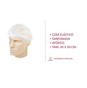 TOUCA SANFONADA DESCARTAVÉL C/ 100 UNIDADES - TALGE