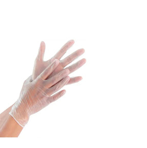 LUVA DE VINIL S/PÓ C/100 UNIDADES TALGE - TAM.