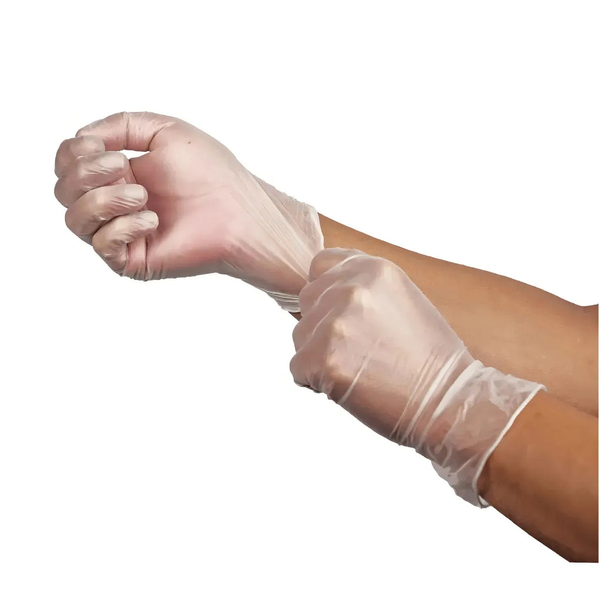 LUVA DE VINIL S/PÓ C/100 UNIDADES TALGE - TAM.